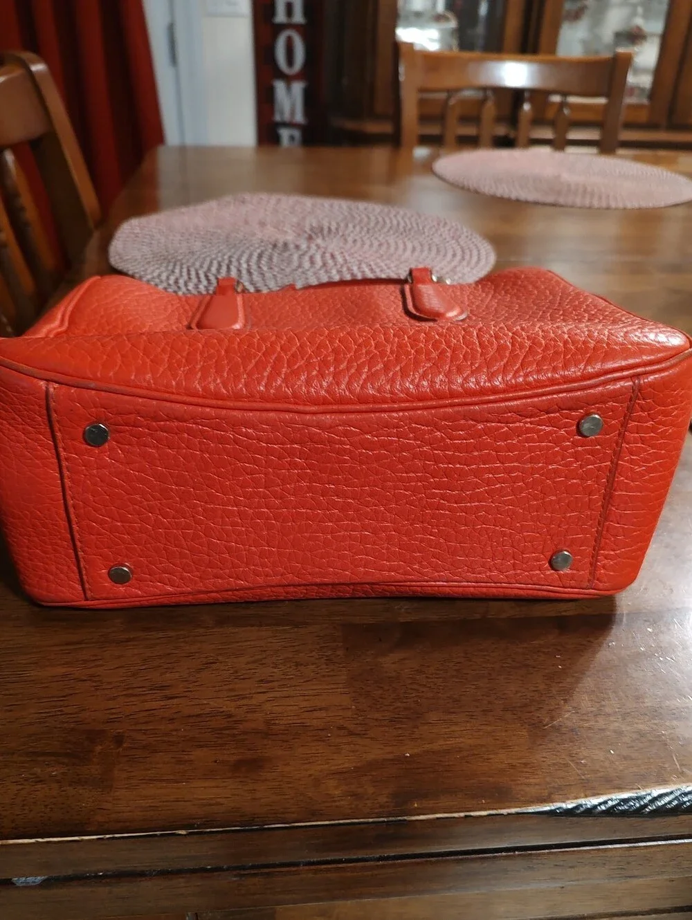 kate spade Salmon Pebbled Leather Satchel with Crossbody Strap